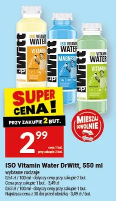 ISO drink water dr.witt promocja w Twój Market