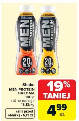 Shake men protein promocja w Carrefour