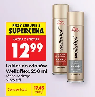 Lakier do włosów różne rodzaje promocja w Biedronka