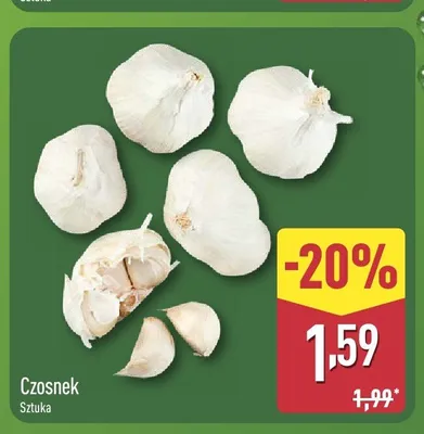 Czosnek promocja w Aldi