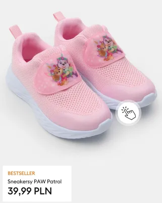 Buty dziecięce sneakersy PAW Patrol promocja w Sinsay