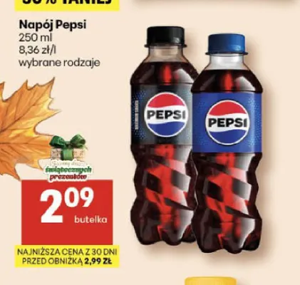 Napój gazowany Pepsi promocja w Delikatesy Centrum