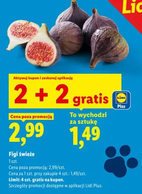 Figi świeże Rynek Lidla promocja w Lidl