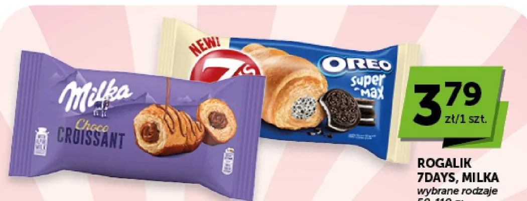 Rogalik 7Days Oreo Super Max promocja w Groszek