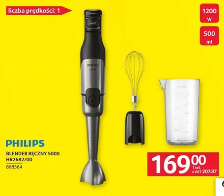 Blender ręczny Philips 5000 HR2682/00 promocja w Selgros