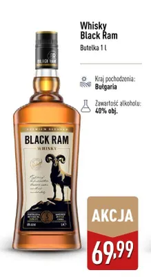 Whisky Black Ram promocja w Aldi