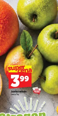 Jabłka młode promocja w TOPAZ