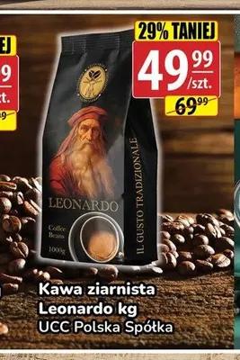 Kawa ziarnista Leonardo promocja w API Market