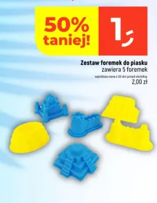Zestaw foremek do piasku promocja w Dealz