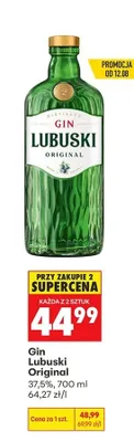 Gin Lubuski Original promocja w Biedronka