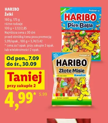 Żelki Haribo promocja w Lidl