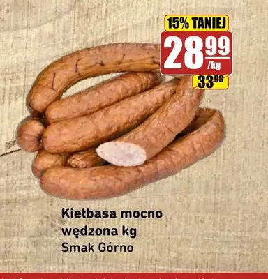 Kiełbasa mocno wędzona Smak Górno promocja w API Market