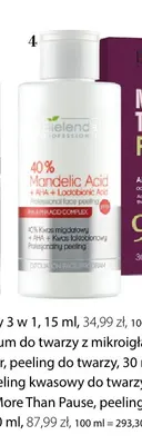 Peeling kwasowy do twarzy Bielenda Professional promocja w Hebe