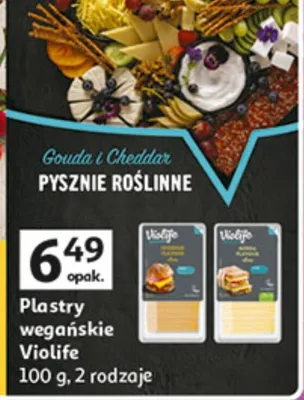 Plastry wegańskie pysze roślinne promocja w Auchan