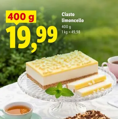 Ciasto limoncello promocja w Lidl