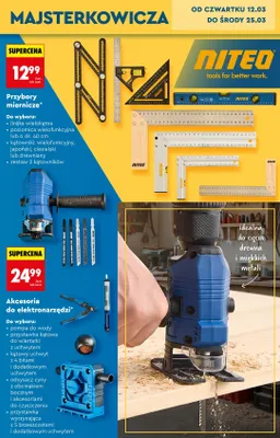 Akcesoria do elektronarzędzi promocja w Biedronka