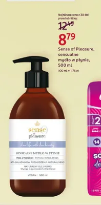 Sensualne mydło w płynie Sense of Pleasure promocja w Rossmann