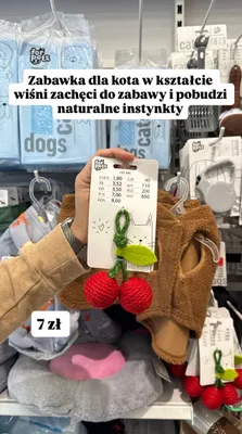 Zabawka dla kota w kształcie wiśni For Pets promocja w Pepco