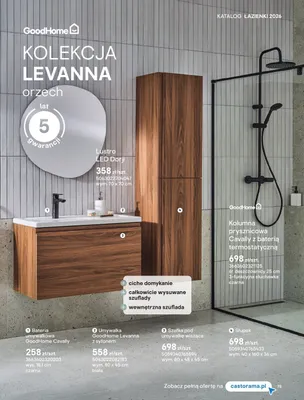 Słupek łazienkowy GoodHome Levanna promocja w Castorama