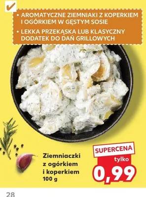 Ziemniaczki z ogórkiem i koperkiem promocja w Kaufland