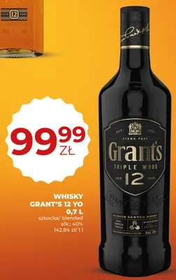 Whisky Grant's 12 YO promocja w Duży Ben