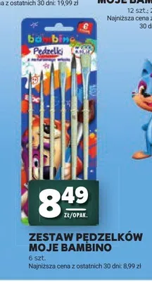 Zestaw pędzelków Moje Bambino promocja w Stokrotka