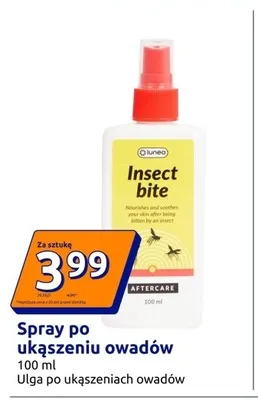 Spray po ukąszeniu owadów lunea promocja w Action