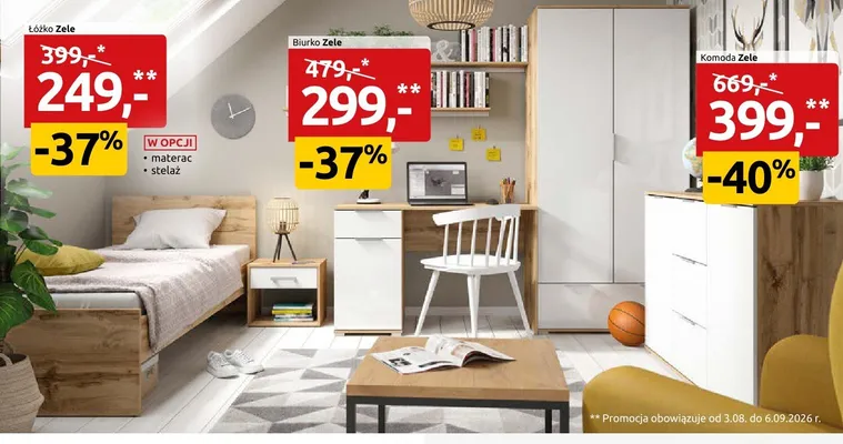 Komoda Zele promocja w Black Red White