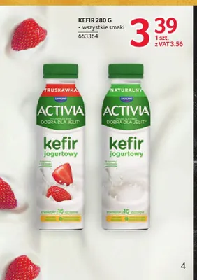 Kefir Activia naturalny promocja w Selgros