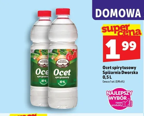 Ocet spirytusowy Spiżarnia Dworska promocja w TOPAZ