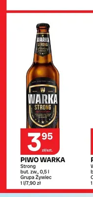 Piwo Warka Strong promocja w Chorten