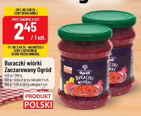 Buraczki wiórki Zaczarowany Ogród promocja w POLOmarket