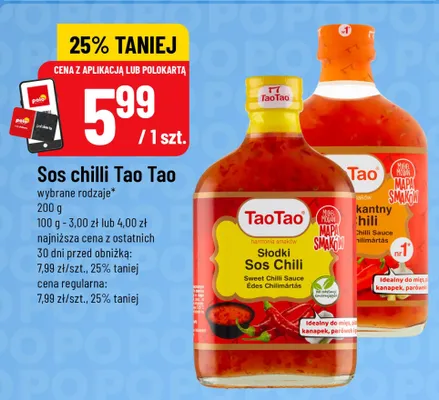 Słodki sos chili Tao promocja w POLOmarket