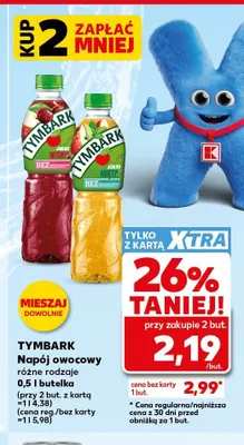 Napój owocowy Tymbark promocja w Kaufland
