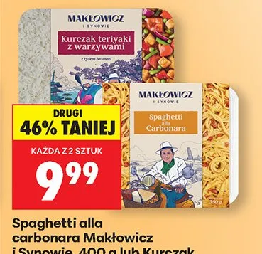 Spaghetti alla carbonara promocja w Biedronka