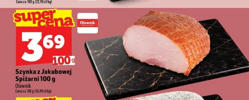 Szynka z Jakubowej Spiżarni Olewnik promocja w TOPAZ