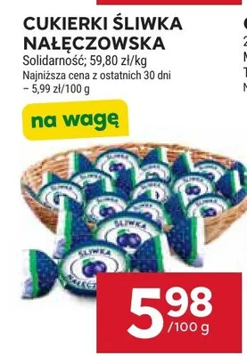 Cukierki śliwka nałęczowska promocja w Stokrotka