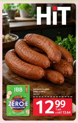 Kiełbasa Śląska z szynki Zero-E JBB Bałdyga promocja w Selgros