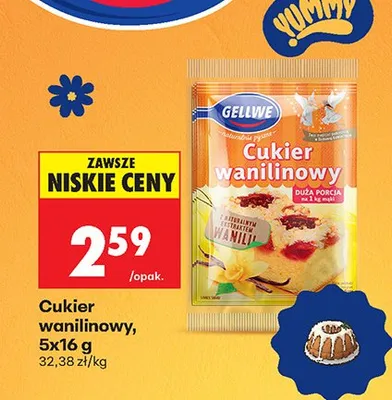 Cukier wanilinowy promocja w Biedronka