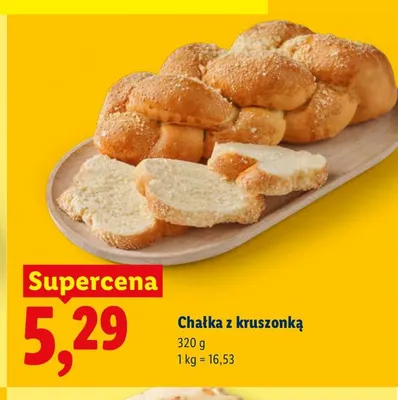 Chałka z kruszonką promocja w Lidl