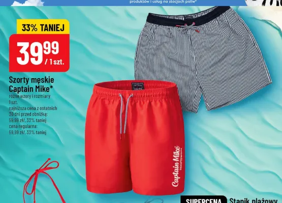Szorty męskie Captain Mike promocja w POLOmarket