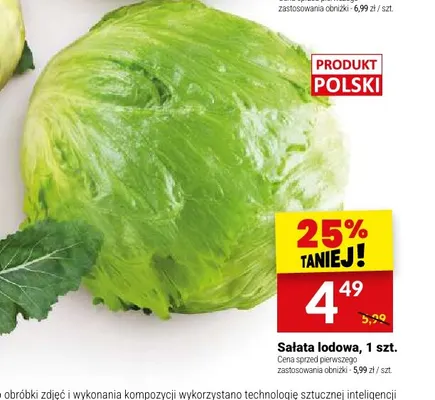Sałata lodowa promocja w Twój Market