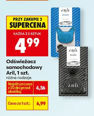 Odświeżacz samochodowy różne rodzaje promocja w Biedronka
