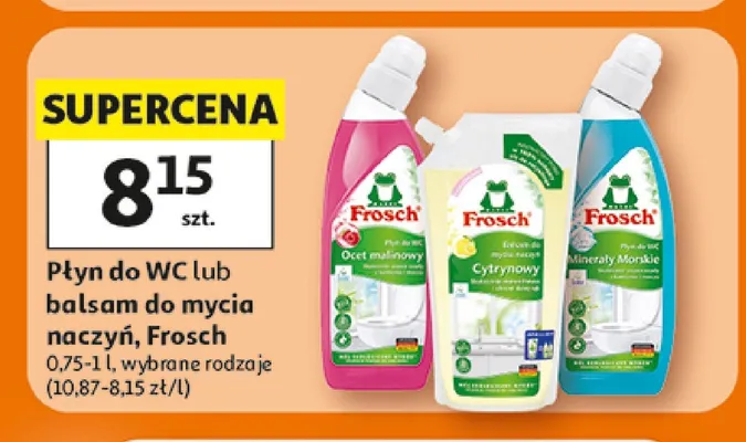 Płyn do WC Frosch Minerały Morskie promocja w Auchan
