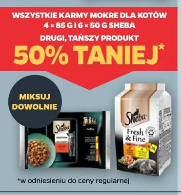 Karma mokra dla kotów Sheba 4-pak promocja w Netto