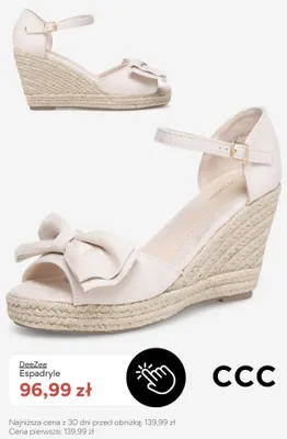 Espadryle DeeZee promocja w CCC