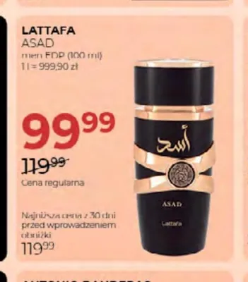 Woda perfumowana Lattafa Asad promocja w Drogerie Jawa