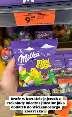 Cukierki mini eggs promocja w Biedronka