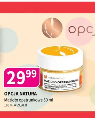 Mazidło opatrunkowe Opcja Natura promocja w Drogerie Polskie
