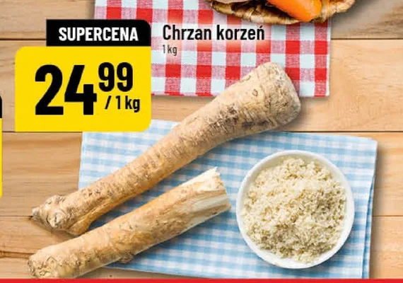 Chrzan korzeń promocja w POLOmarket
